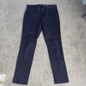 Dark navy blue skinny jeans from Gap , still in good condition , size 8A